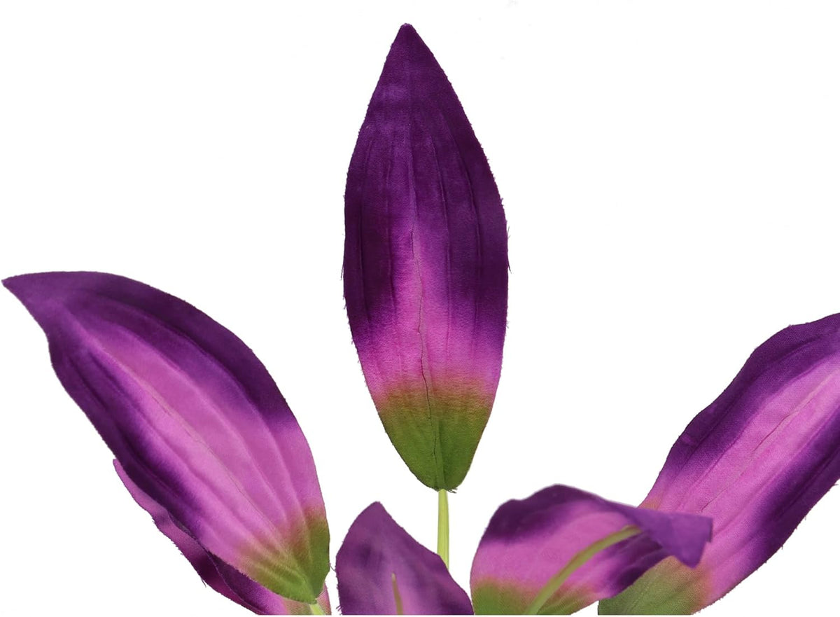 Silk Aquarium Plants for Betta Fish Tank, 2 Pcs 8 Inch Small Silk Aquarium Plant Aquatic Water Grass Decoration, Purple
