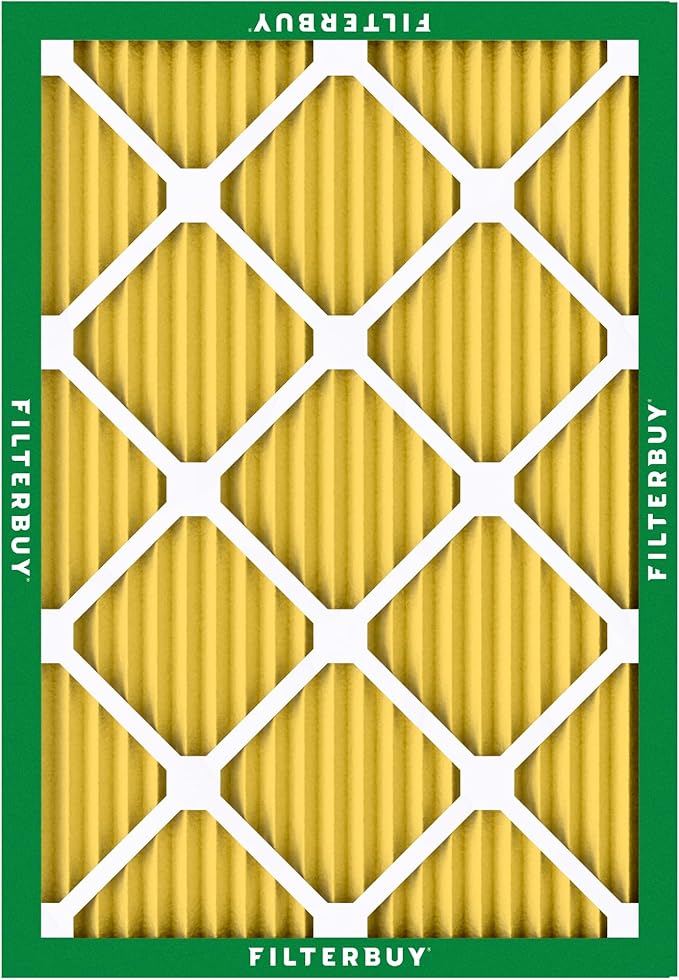 Filterbuy 21.5x23.5x1 Air Filter MERV 11 Superior Pet & Allergy Defense (4-Pack), Electrostatic Pleated HVAC AC Furnace Filters Replacement for Bryant and Carrier (Actual Size: 21.50 x 23.50 x 0.75)