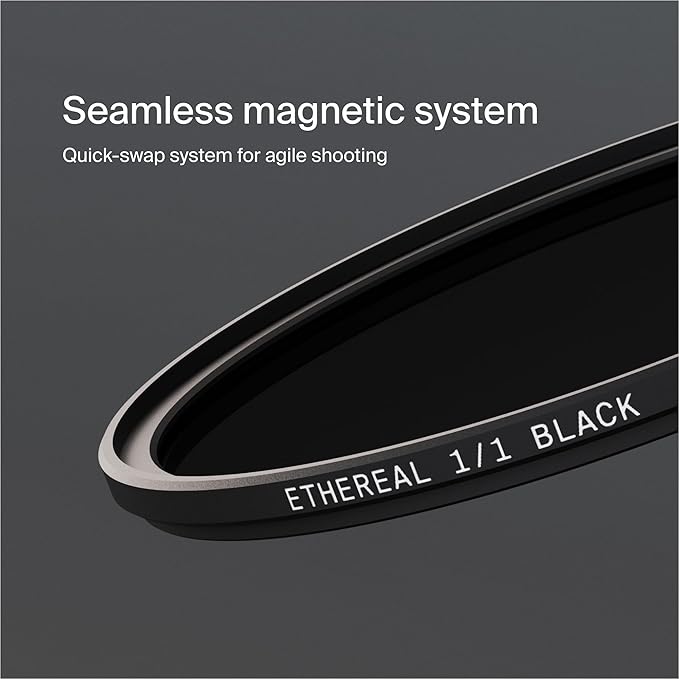 Urth 52mm Magnetic Ethereal Black Mist ¹⁄₁ Diffusion Lens Filter (Plus) — Cinematic Effect, 20-Layer Nano-Coated Light Dispersing Particles