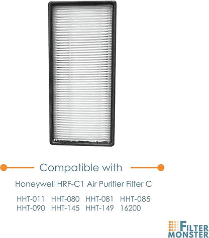 Filter-Monster.com Replacement Filter Compatible with Honeywell HRF-C3 Air Purifier Filter C for Models 16200, HHT-011, HHT-080, HHT-081, HHT-085, HHT-090, HHT-145, HHT-149