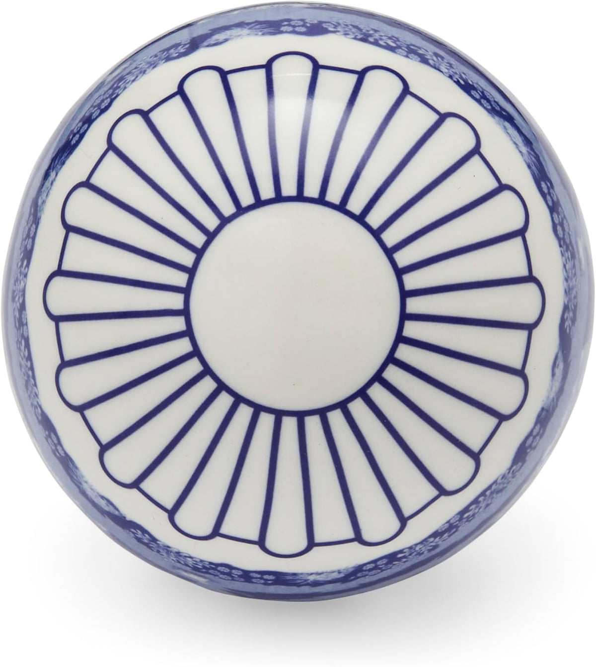 Spode Blue Italian Christmas Bauble - Full Scene Ornament with Classic Blue & White Porcelain Design, Collectible Holiday Decoration for Tree Display or Seasonal Décor - Giftworthy Keepsake