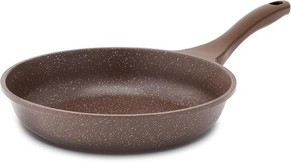 SENSARTE Nonstick Frying Pan Skillet, Granite Coating Omelette Pan, Healthy Stone Cookware Chef's Pan PFOA Free, Toffee Brown (11 Inch)