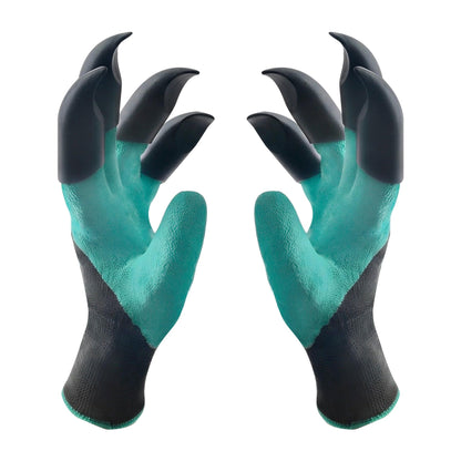 Teikou Gardening Gloves with Claw, Waterproof, Universal Fit，(Green)