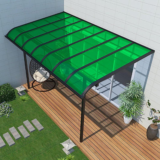 Daylighting Roof Panels Outdoor Sunshade Canopy Panels Greenhouse Panels Not Easy to Deform Easy to Assemble for Outdoor Shed Panels.(Green,2x13.1ft)