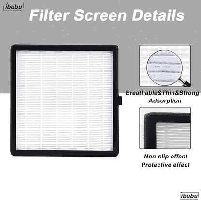 Nail Dust Collector Replacement Filters,3 Pack Nail Tech Dust Collector Filter Square for Electric Nail Dust Collector Machine Manicure Store