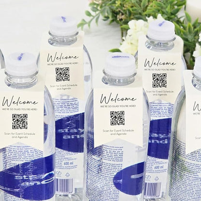 Custom Water Bottle Hang Tags,Wine Bottle Labels Hangover Kit Tags,Personalized Water Bottle Labels for Reception,Welcome Bottle Tag for Hotel,Wedding,Birthday,Housewarming
