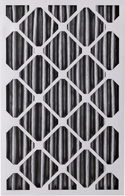 Nordic Pure 20x25x4 (Actual Size: 19 1/2 x 24 1/2 x 3 5/8) Pleated Plus Carbon Air Filters MERV 8 6 Pack