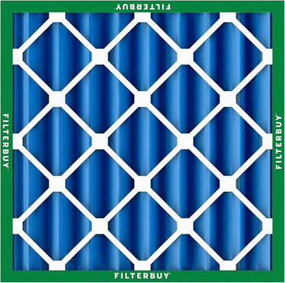 Filterbuy 14x14x4 Air Filter MERV 13 Optimal Smoke & Allergy Defense (4-Pack), Electrostatic Pleated HVAC AC Furnace Filters Replacement, Made in USA (Actual Size: 13.50 x 13.50 x 3.63)