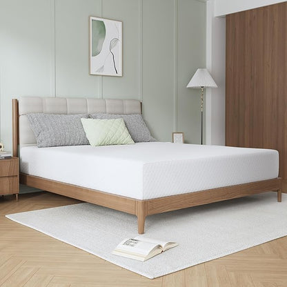 Novilla Queen Size Mattress, 10 Inch Queen Memory Foam Mattress with Breathable Comfort Foam & Removable Cover Mattresses in a Box for Cool Touch & Pressure Relief Meduim Firm