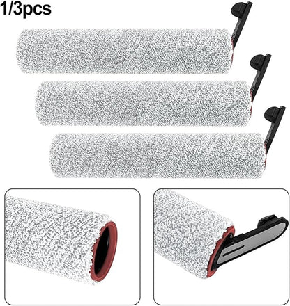 1/3pcs Floor Scrubber Roller Brush Main Brush, Compatible for MOVA, X4 Pro Wet Dry Vacuum Cleaner Home Appliance Accessories(3 Pack)