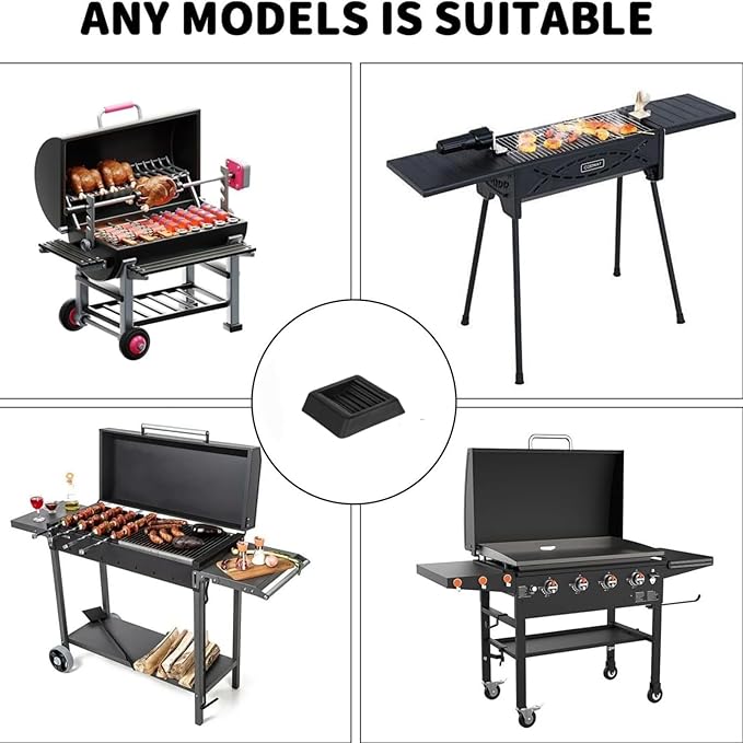 Grill Levelers，Leveling Shims Kit, Grill Leveling kit, 1/4" Griddle Leveling Shims Kit，Easy to Level, Keep The Flat Top Grill Level and Stable(4PCS)