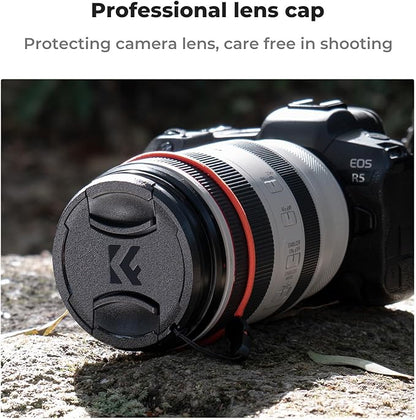K&F CONCEPT 82mm MC UV Lens Protection Filter with Lens Cap Cleaning Cloth Optical Glass Ultra Slim 18 Multi-Layer Coatings Camera Lens UV Filter (K-Series)