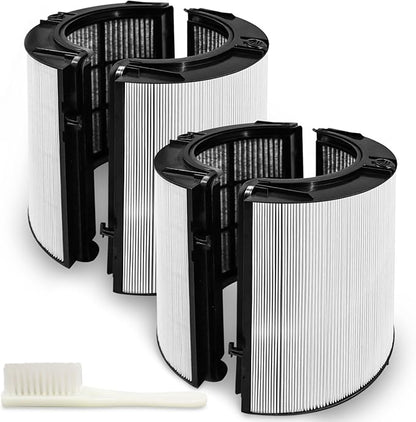 2 Pack Replacement True Filter for Dyson TP04 TP06 TP07 TP09 TP10 HP04 HP06 HP07 HP09 HP10 PH01 PH02 PH04, 360° Combi 2 in 1 and Carbon Filter, Grade True Carbon Replacement Filter