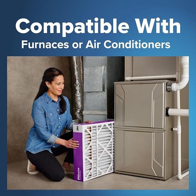 Filtrete 16x25x5 AC Furnace Air Filter, MPR 1550, MERV 12, Fits Honeywell & Trion AirBear, CERTIFIED Asthma & Allergy Friendly, Electrostatic Air Filter, 1-Pack (actual size 15.75 x 24.13 x 4.88)