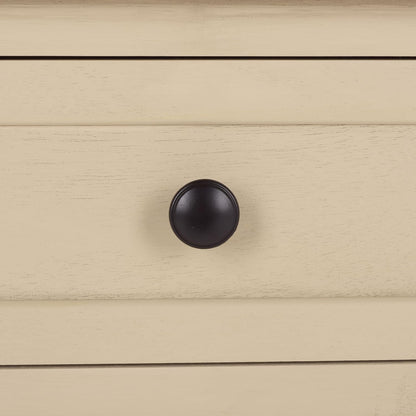 SAFAVIEH Home Collection – Damien Sand 6-Drawer Storage Bench, Mixed-Material Cottage Design, Fully Assembled (AMH5701G)
