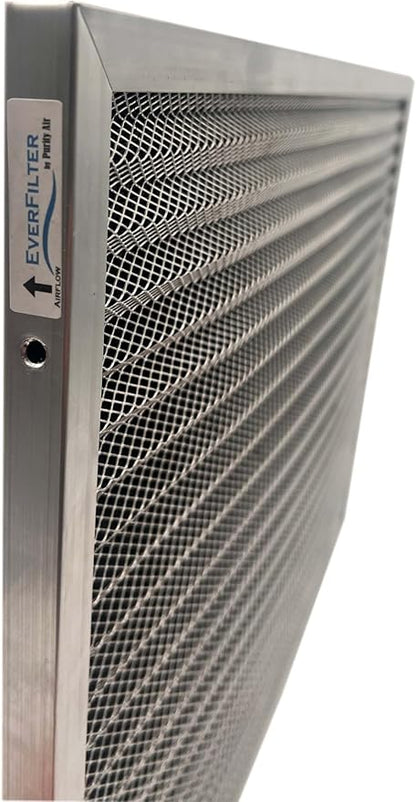 20x20x1 Electro-static Air Filter (1-Ct) AC Furnace Filter, Reusable & Washable 4-Stage Electrostatic Filter for Residential and Commerical HVAC (Actual Size: 19.75 x 19.75 x 0.75 Inches)