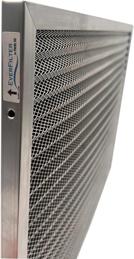 18x18x1 Electro-static Air Filter (1-Ct) AC Furnace Filter, Reusable & Washable 4-Stage Electrostatic Filter for Residential and Commerical HVAC (Actual Size: 17.75 x 17.75 x 0.75 Inches)