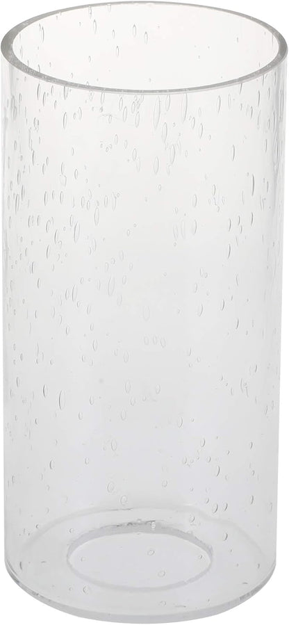 GoLucky Glass Cylinder Shade Accessory - Glass Lamp Fixture Shade Replacement - 1-5/8 Inch Fitter - 3.5"D x 7"H