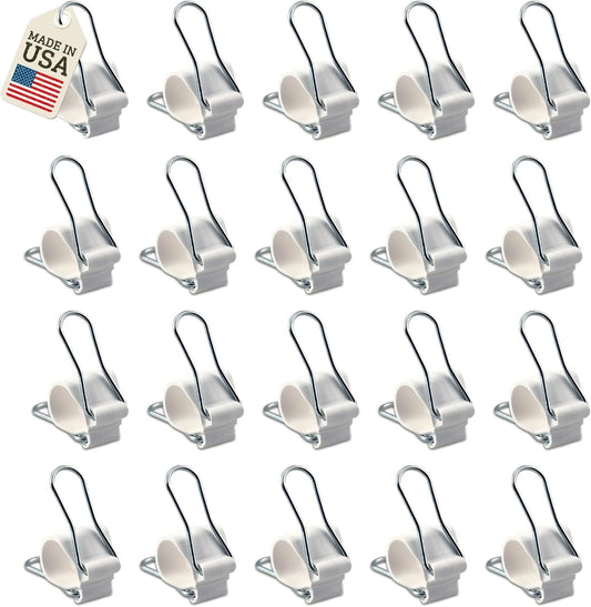 Reusable Plant Clips Made in USA – Orchid Clips, Plant Support Clips & Cord Clips – Heavy-Duty, Weather-Resistant & Durable – Secure Stems, Vines, Wires, Cables, Tomato Plants– Indoor & Outdoor