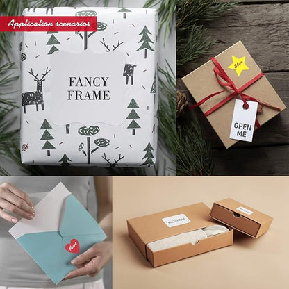 Custom Stickers - Personalized Labels, Customized Stickers with Any Design Image Logo Text, 100 Labels (Flower, 3.5"x3.5")