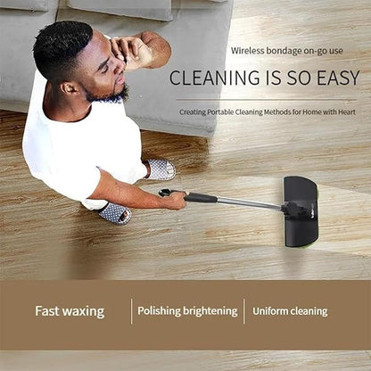 Spinning Cleaner Vacuum,Electric Mops for Floor Cleaning,Cordless Electric Mop,Floor Scrubber and Polisher Machine,Buffer Polisher for Home with Replacement Pad，Includes 4 PCS Cleaning Cloths