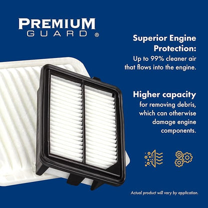 PG Engine Air Filter PA5800 | Fits 2006-2009 Pontiac Solstice, 2007-2010 Saturn Sky, 2012 Fisker Karma