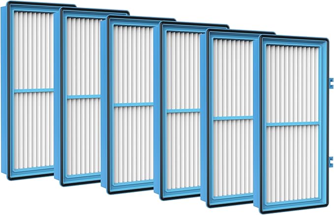 Nispira AER1 Filter Replacement for Holmes Air Purifier HAPF30AT HAP242-NUC Total Air HEPA 6 Packs, 1.2 x 10 x 4.6 Inches