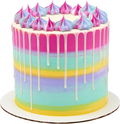 DecoPac Cake Drip, White Color, Vanilla Flavor, Mat Like Chocolate, 6.35 oz, 1 Count (Pack of 1)