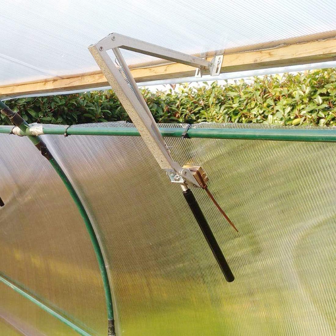 BIBISTORE Greenhouse Automatic Vent Opener Solar Roof Vent Opening Kits for Wooden&Aluminum Greenhouse Auto Hothouse Window Opener Agriculture Greenhouse Acessories Lifts 15.4 Lbs(7kg)