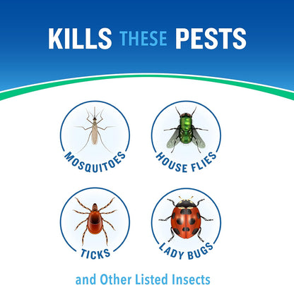 Cutter Essentials Bug Control Spray Concentrate, Kills Mosquitoes by Contact For Insects