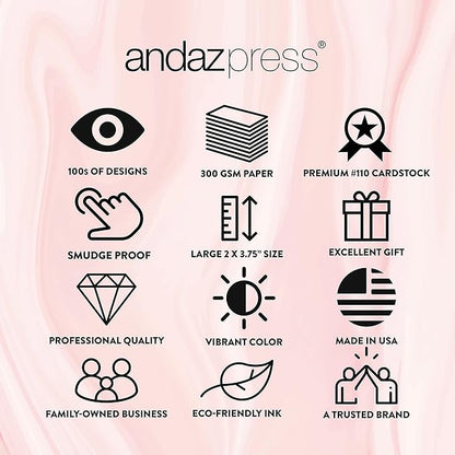 Andaz Press 40-Pack Personalized Quinceañera Favor Tags with String, Pink & Cream Roses Custom Classic Thank You Gift Tags for Mis Quince Años XV 15th Birthday Favor Gifts Quince Decorations
