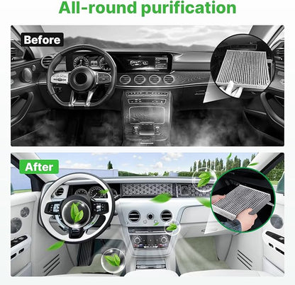 Engine+Cabin Air Filters Set Fit for 2018-2026 Volkswagen Atlas 2.0L 3.6L, Atlas Cross Sport 2020-2026 Engine Air Filter VW Atlas Replacement Automotive Accessories CF11643 3QF129620