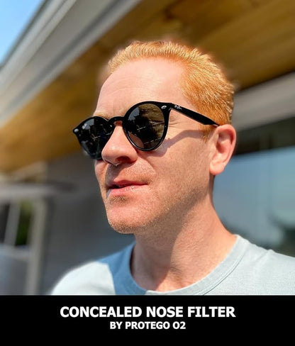 O2 Nose Filters with 3M Filtration - Nasal Screens for Allergies, Dust & Smoke - Drug-Free & Latex-Free Nose Filters - Invisible Allergy Protection (Medium x 20)