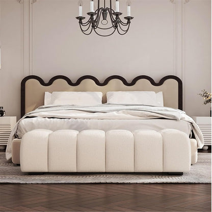 Modern Fabric Bed end Bench Long Bedroom Dressing Room Sofa Entryway(XXL)