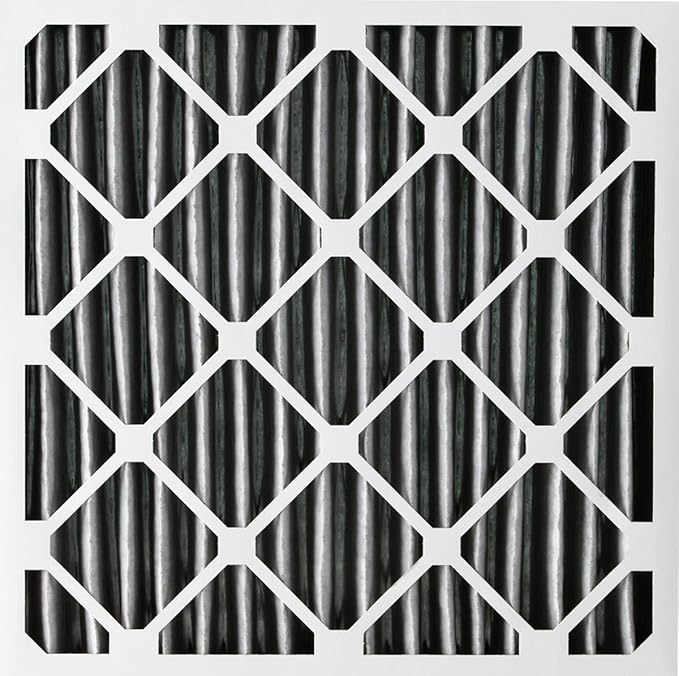 Nordic Pure 25x25x2 (Actual Size: 24 1/2 x 24 1/2 x 1 3/4) Furnace Air Filters MERV 10 Pleated Plus Carbon 3 Pack