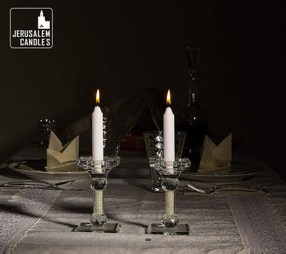 Jerusalem Candles - Traditional Shabbos Candles - 3 Hour - 2-Pack x 72 Candles (144 Candles)