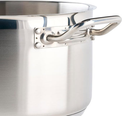 Winware Stainless Steel 10 Quart Sauce Pan with Cover