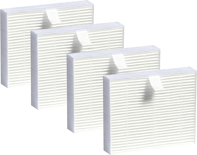 Nisipra AP03 HEPA Replacement Filter for Conair Air Purifier Portable Small Room AP03 4 Packs