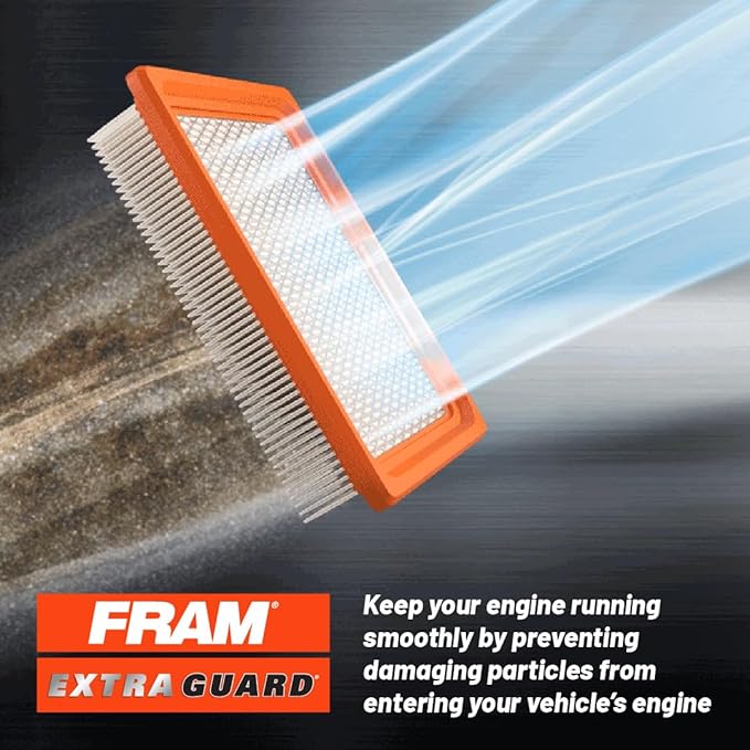 FRAM Extra Guard Rigid Panel Engine Air Filter Replacement, Easy Install w/Advanced Engine Protection and Optimal Performance, CA12167, for Select Mazda Vehicles