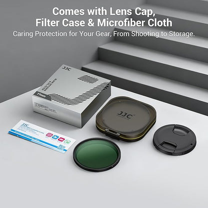 72mm Black Diffusion 1/4 & Reflectivity CPL 2 in-1 Filter with Lens Cap, Dreamy Softens Highlights with Effective Polarization, Mist Cinematic Polarizer Effect Filter with ND2 Reduction