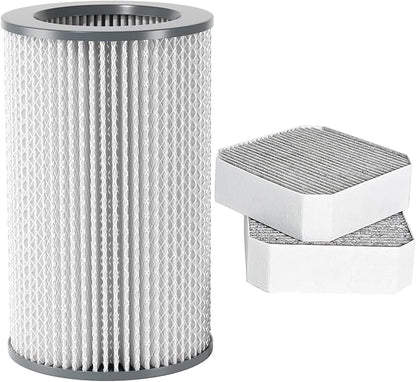 Air Filter Replacement Set Compatible with Molekule Air Purifier, 3-Pack – Includes 1 PECO Filter and 2 Coconut Carbon Pre-Filters