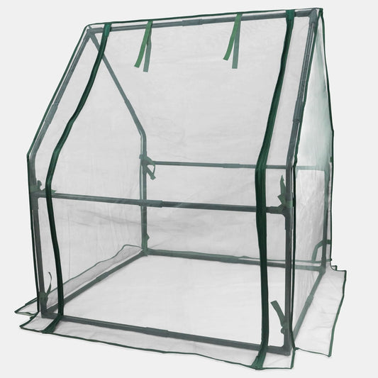Gardzen Mini Greenhouse with Mesh Cover, Portable Outdoor Greenhouse, Enhanced Ventilation, Ideal for Spring, Summer & Fall 36.2"(L) x36.2(W) x42.5(H)