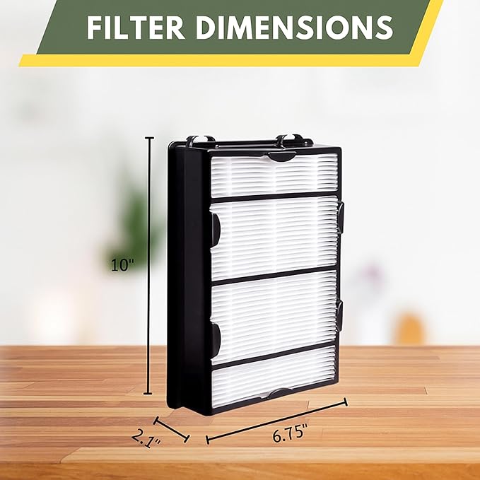 Nispira Air Filter Replacement Compatible with Holmes Air Purifier HAPF600 Filter B, 1 Pack