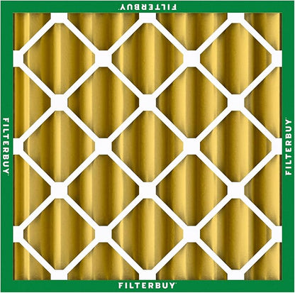Filterbuy 19x19x4 Air Filter MERV 11 Superior Pet & Allergy Defense (12-Pack), Electrostatic Pleated HVAC AC Furnace Filters Replacement, Made in USA (Actual Size: 19.00 x 19.00 x 3.63)