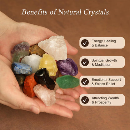 Seven Chakra Crystal Trees, Bonsai Tree, Money Tree, Healing Stones, Crystal Tree of Life, Desk Decor, Home Decor, Unique Birthday Gifts for Women Mom
