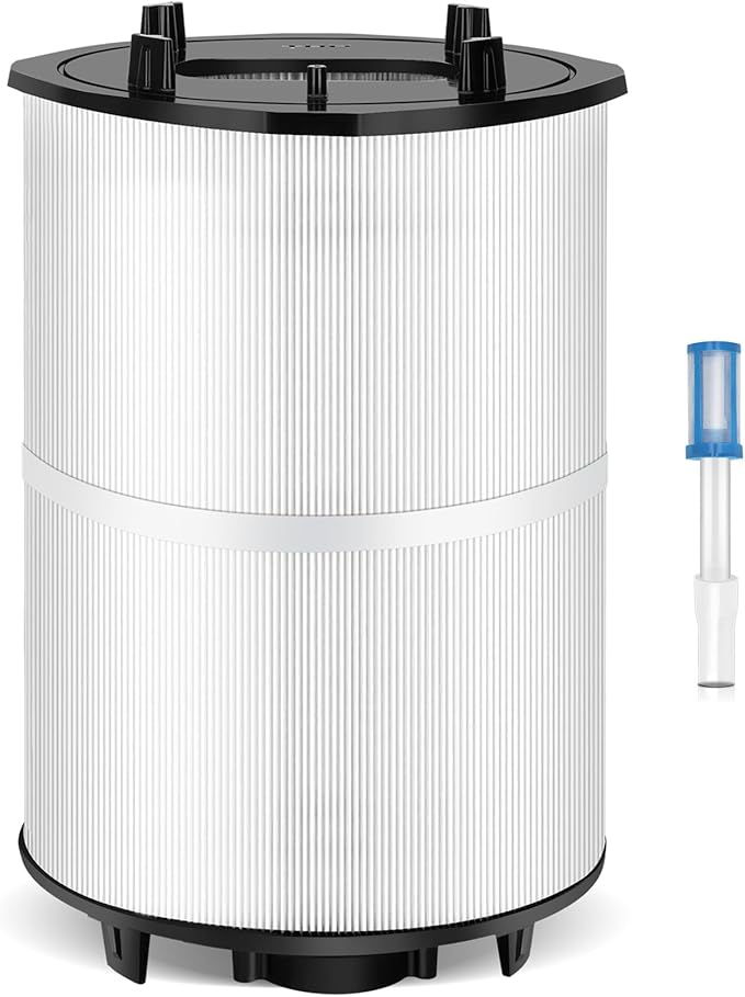 Miory 27002-0200S Pool Fliter Cartridges, Replacement for sta-rite 27002-0200S Pool and Spa D.E. Filter, Compatible with sta-rite PLM200 and System 2 Modular Media, with Air Bleed Assembly, 200 sq.ft