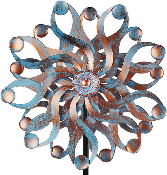DREAMSOUL 22" Large Wind Spinners Outdoor, Outdoor Metal Kinetic Wind Spinners for Yard and Garden