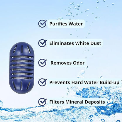 Nispira Mist Demineralization Cartridge Filter Replacement Compatible with Homedics Vick Total-Comfort Ultrasonic Humidifier | Prevents Mineral Deposit Hard Water White Dust | 36 Packs