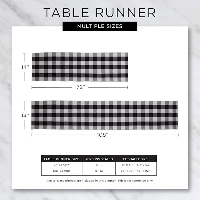 DII Woven Basic Tabletop Collection, Chevron Table Runner, 15x72, Eggplant