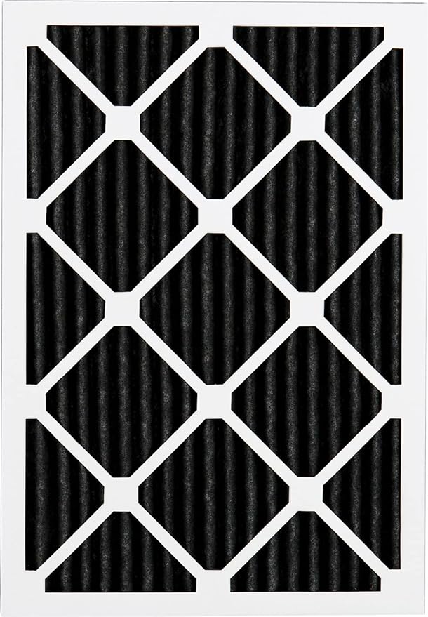 Nordic Pure 12x24x1 (Actual Size: 11 1/2 x 23 1/2 x 3/4) Pure Carbon Pleated Odor Reduction Furnace Air Filters 3 Pack